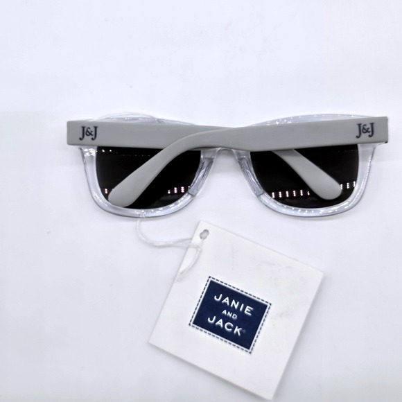 Janie and Jack Kids Sunglasses Transparent Clear Frame 0-2 Years NWT - Picture 6 of 9
